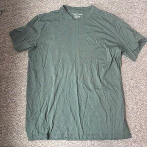 Wool & Prince Wool Blend T Shirt Short Sleeve Green Men Size XL